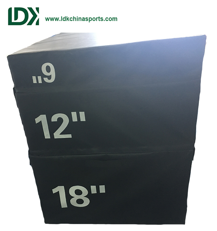 Soft plyo box jump box gym fitness equipment