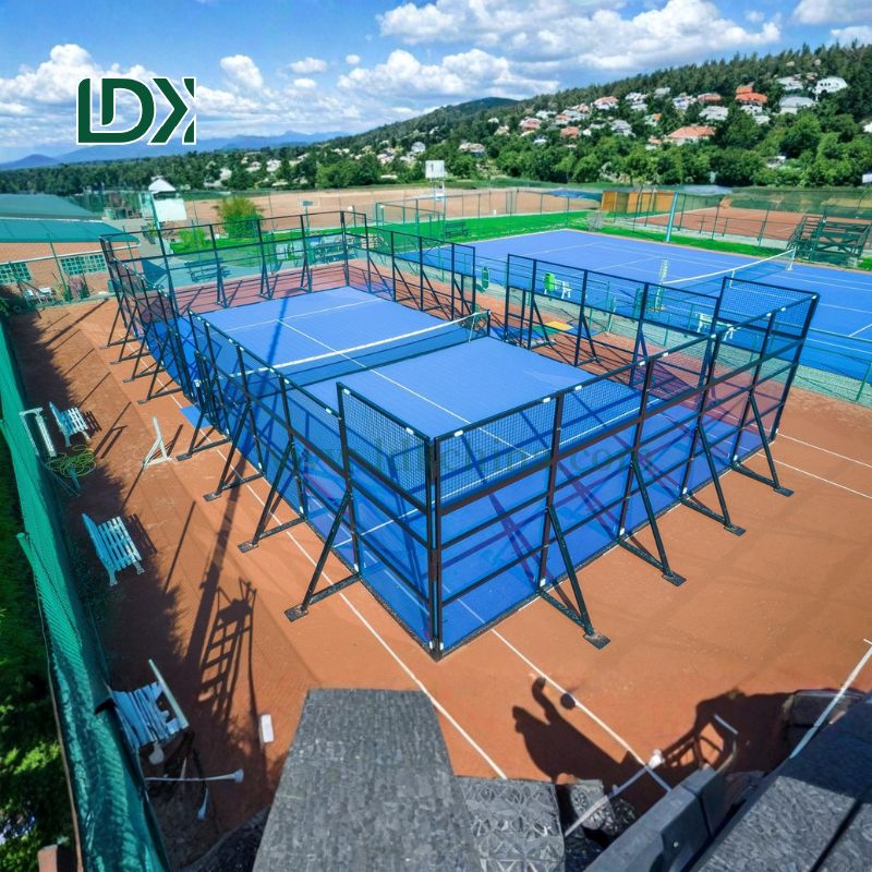 Movable Padel Tennis Court Quick Assembly & Disassemble Portable Court for Outdoor Indoor